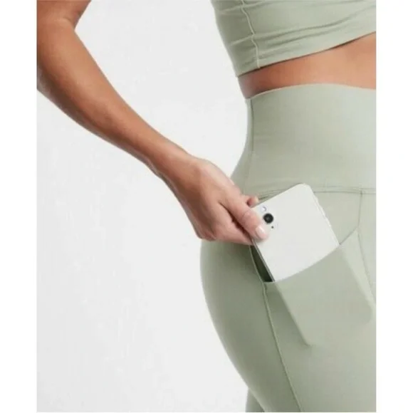 Athleta Salutation Stash Pocket I| Cinch 7/8 Sage Green - Picture 5 of 11